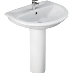 Mobile bagno colonna lavabo serie Fiore 69x22x20 cm