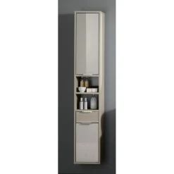 Mobile bagno colonna sospesa Lucky 30x175x34 cm larice