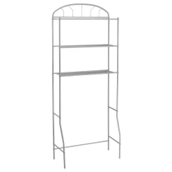 Mobile lavatrice in metallo con 3 ripiani 69x32 h.179 cm
