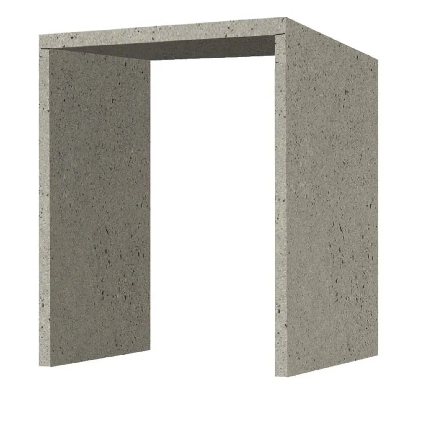 Mobile porta lavatrice asciugatrice a giorno H91xL79xP65 cm Pietra