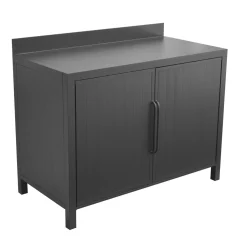Modulo cucina ad ante con ripiano interno antracite