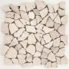 Mosaico decorativo Palladiana pietra bianca 30 cm x 30 cm