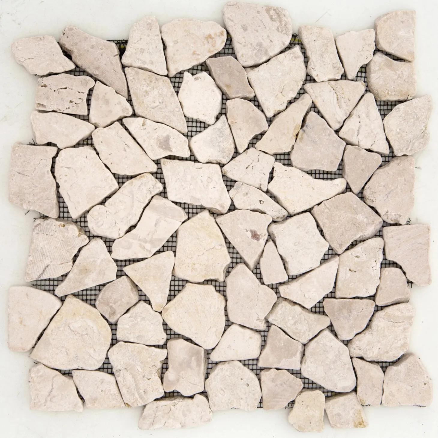 Mosaico decorativo Palladiana pietra bianca 30 cm x 30 cm