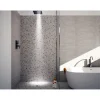 Mosaico Luserna Cipria cm 30x30 in pietra naturale e vetro