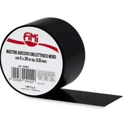 Nastro adesivo in rotolo nero H 3 cm x L 20 m