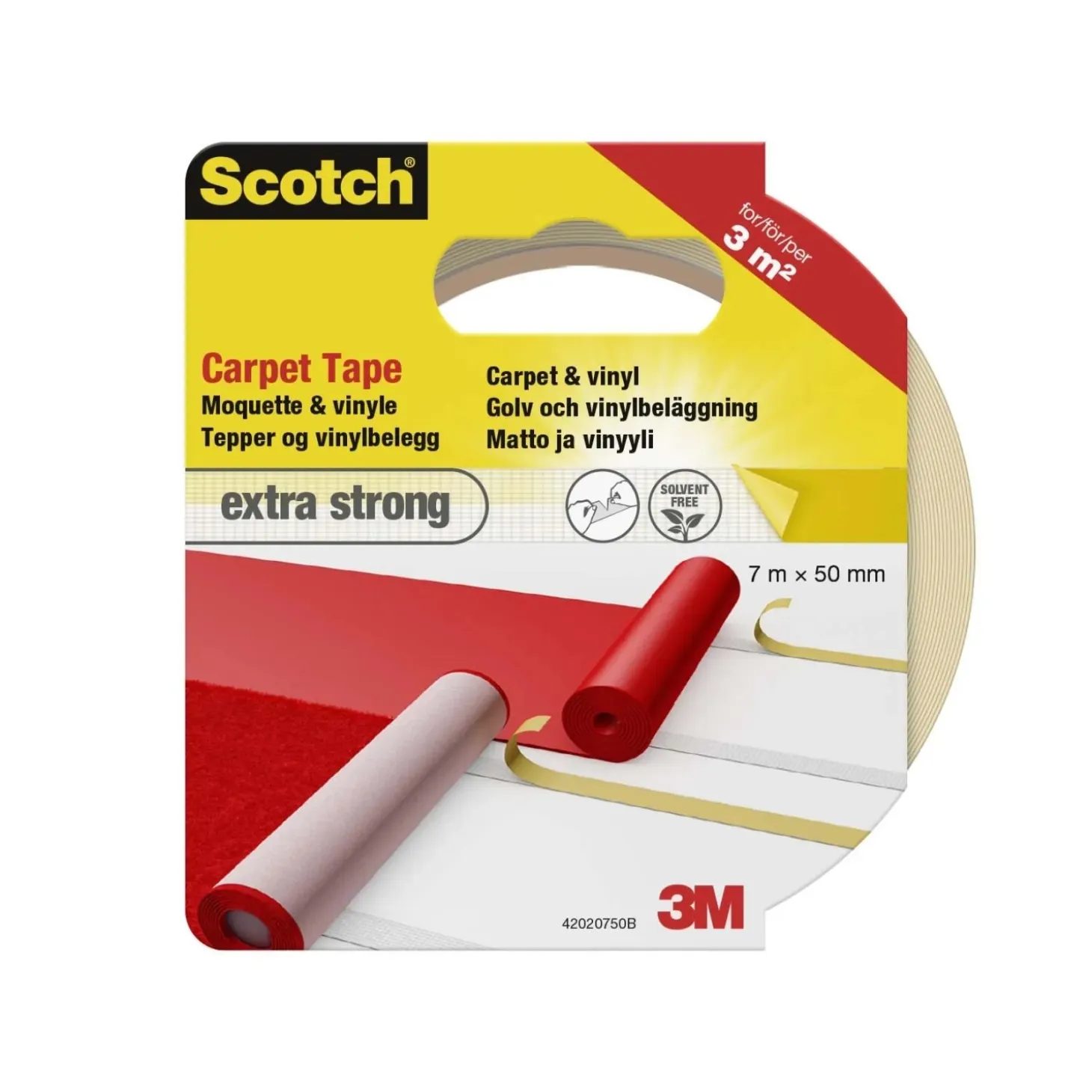 Nastro biadesivo universale Scotch® Extra Strong Premium 50 mm x 7 m