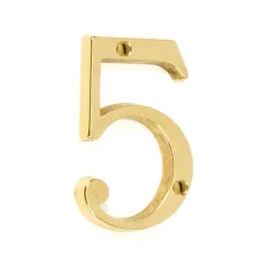 Numero civico 5 in stile inglese