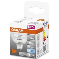 OSRAM Lampadina LED MR16, 35W 4000K GU5.3