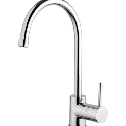 Paini miscelatore lavello bocca alta orientabile Line cromo Ø 35 mm
