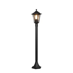 Palo da esterno in alluminio Pienza IP44 H 100 cm nero