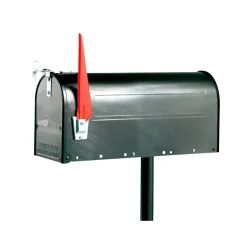 Palo di sostegno per mailbox Burg Wächter US 893 nero