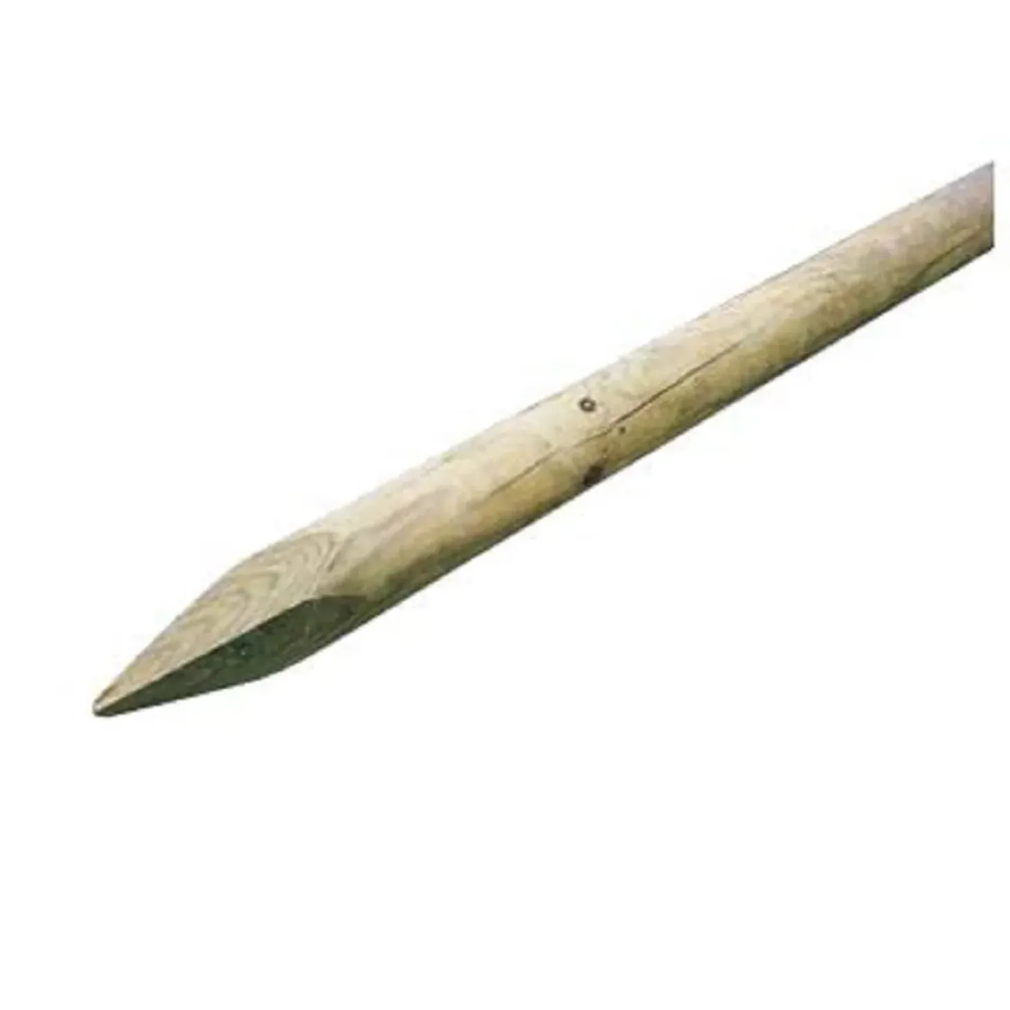 Palo in legno tondo con punta per recinzione Ø 6x200 cm