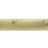 Palo mezzo tondo in legno traverso 3,5 x 7 x H 250 cm