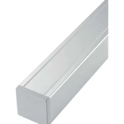 Palo quadrato in alluminio per pannello WPC Ø 6,8 x H 185 cm