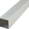 Palo quadro in alluminio con tappo Ø 7 x H 95 cm