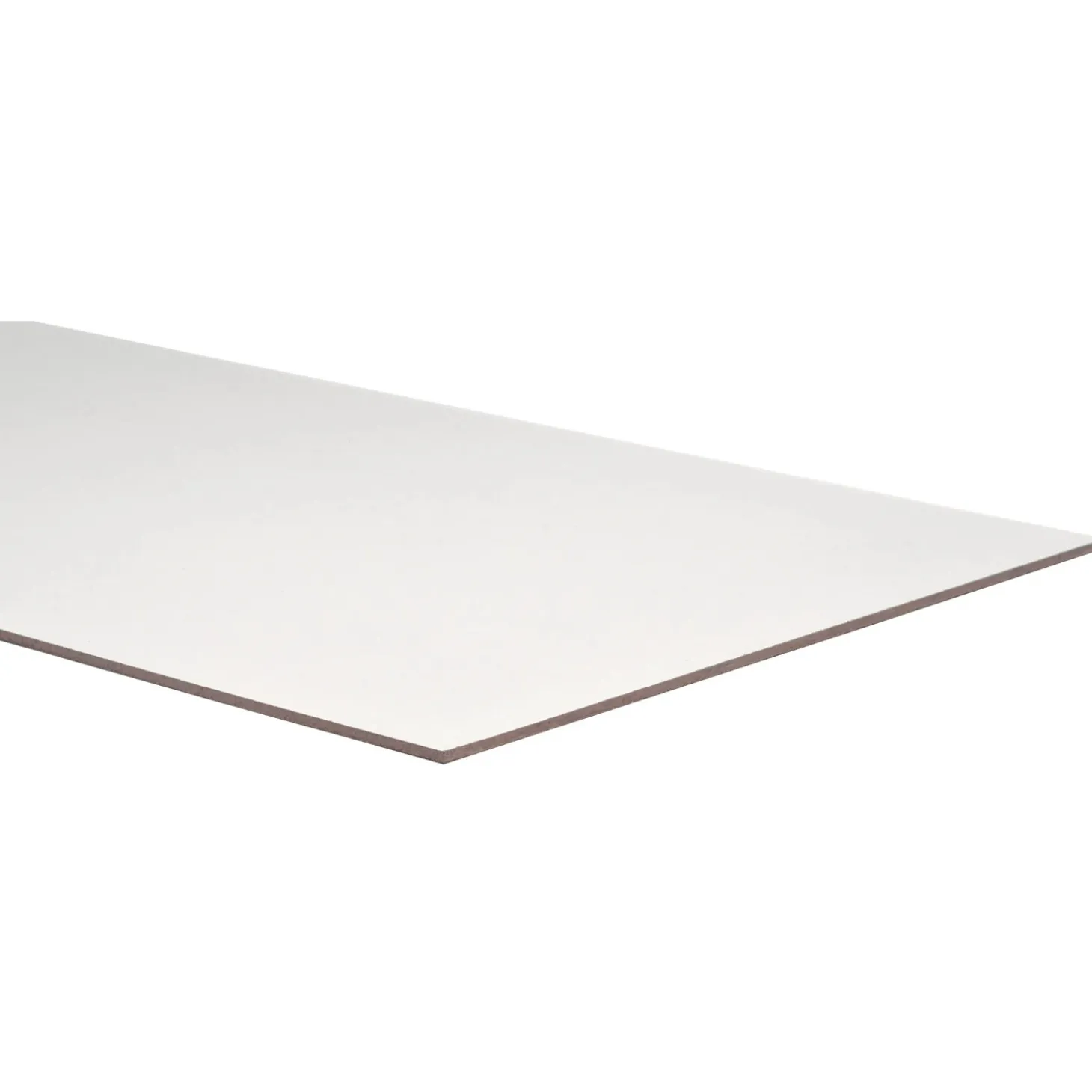 Pannello faesite pretagliata 122x101 cm bianco