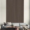 Pannello fonoassorbente decorativo noce grezzo 240x57,2 cm Sp. 19 mm