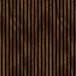 Pannello fonoassorbente decorativo PVC rovere rustico 240x57,25x1,9 cm