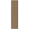 Pannello fonoassorbente decorativo rovere beige 240x57,2 cm Sp. 19 mm