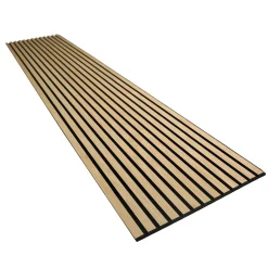 Pannello fonoassorbente decorativo Smart rovere 240x52 cm Sp. 18 mm