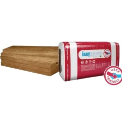 Pannello in lana di vetro Mineral Wool 35 120x60x5 cm beige