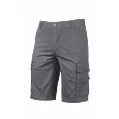 Pantalone corto da lavoro U-Power Summer grigio tg. M