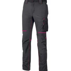 Pantalone da lavoro World Lady grigio fucsia tg. M