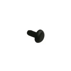 Paracolpi testa bombata Ø 14 mm e gambo Ø 6 mm nero confezione da 8