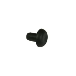 Paracolpi testa bombata Ø 24 mm e gambo Ø 11 mm nero confezione da 8