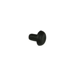 Paracolpi testa bombata Ø 18 mm e gambo Ø 8 mm nero confezione da 8