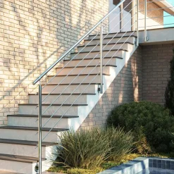 Parapetto in acciaio inox lucido in kit Modulo B2