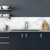 Paraschizzi Autoadesivo ignifugo Marmo Bianco 260x60 cm