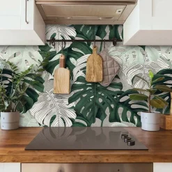 Paraschizzi Autoadesivo ignifugo Fantasia Tropicale 180x60 cm