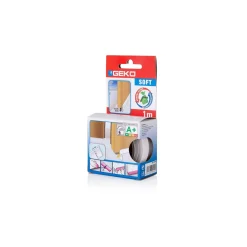 Paraspifferi porta adesivo pvc al. mm 28x100 cm trasparente