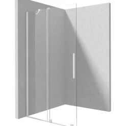 Parete doccia scorrevole Cabaiguán Idrostile 1400x1950 mm bianco