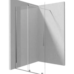 Parete doccia scorrevole Cabaiguán Idrostile 900x1950 mm cromo