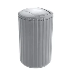 Pattumiera con coperchio oscillante Allstar Minas 3 l grigio
