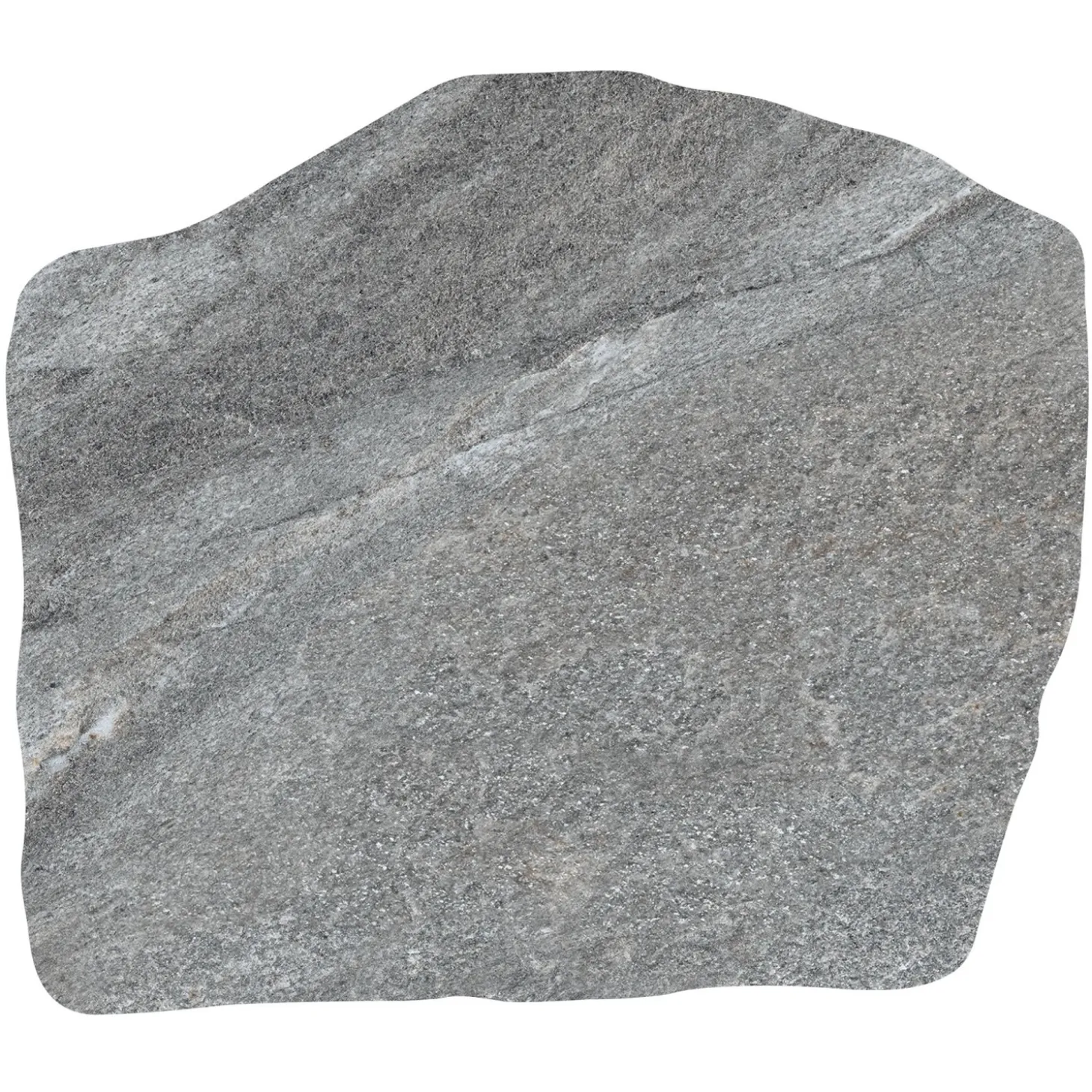 Pavimento passo giapponese Dark Grey in gres 42x36 cm