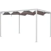 Pergola in acciaio e poliestere Miera 300x400x232 cm