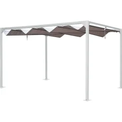 Pergola in acciaio e poliestere Miera 300x400x232 cm