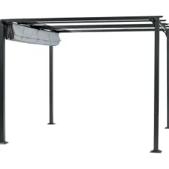 Pergola in acciaio e poliestere Texhoma 300x300x230 cm