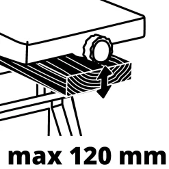 Pialla filo e spessore Einhell TC-SP 204/2 rosso