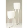 Piantana portavaso Scheurich 104/27 Bianco Opaco 23x23x27,3 cm