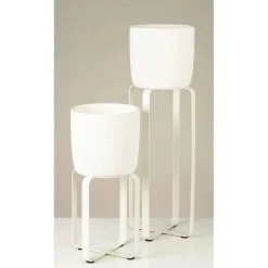 Piantana portavaso Scheurich 104/27 Bianco Opaco 23x23x27,3 cm