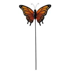 Pick in metallo Farfalla H 110 cm rosso