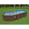 Piscina fuori terra tubolare in pvc/acciaio Bestway Hydrium 730x360x130 cm
