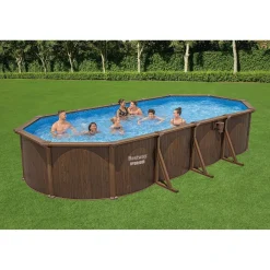 Piscina fuori terra tubolare in pvc/acciaio Bestway Hydrium 730x360x130 cm