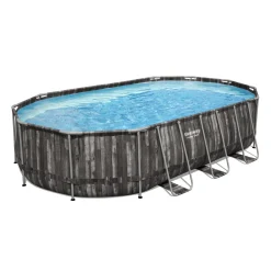 Piscina fuori terra tubolare in pvc/acciaio Bestway Pw Steel 610x366x122 cm