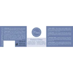Pittura con brillantini Fleur Specials Angel trasparente 130 ml
