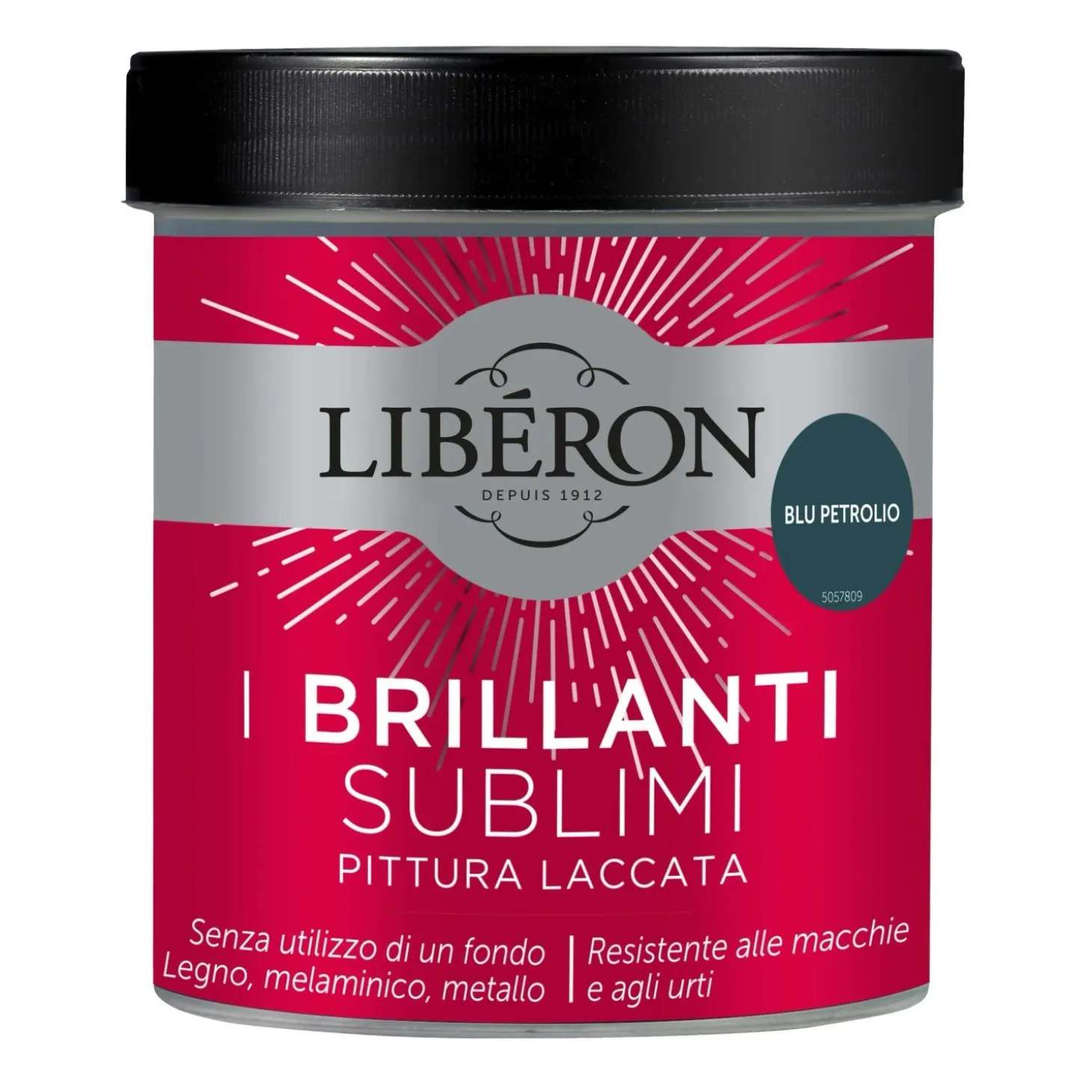 Pittura Laccata I Brillanti Sublimi Blu petrolio 0,5 l